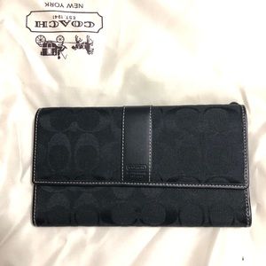 Black Coach wallet